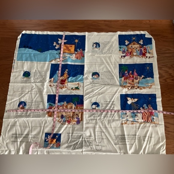 Cranston print fabrics Follow the Star book project 43” x 35” - Picture 10 of 10